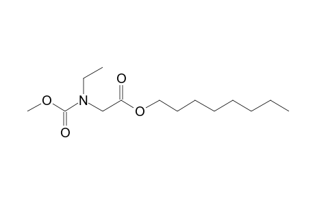 Glycine, N-ethyl-N-methoxycarbonyl-, octyl ester