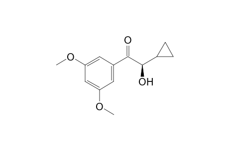 (R)-2-Cyclopropyl-2-hydroxy-1-(3,5-dimethoxyphenyl)ethan-1-one