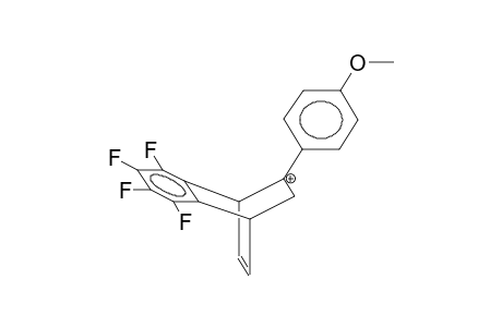 5-(PARA-METHOXYPHENYL)-2,3-TETRAFLUOROBENZOBICYCLO[2.2.2]OCTA-2,7-DIEN-5-YL CATION