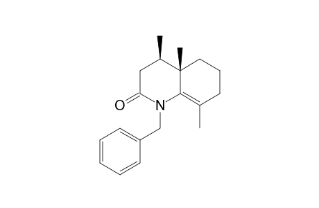 (4R,4aS)-1-Benzyl-4,4a,8-trimethyl-3,4,4a,5,6,7-hexahydroquinolin-2(1H)-one