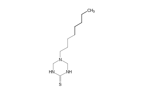 5-octyltetrahydro-s-triazine-2(1H)-thione