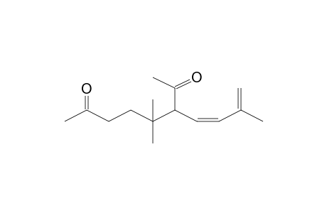 4,4-Dimethyl-3-[(1Z)-3-methyl-1,3-butadienyl]-2,7-octanedione