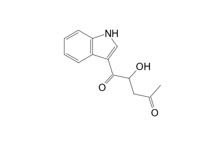 1-(1H-indol-3-yl)-2-oxidanyl-pentane-1,4-dione