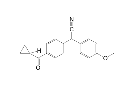 [p-(cyclopropylcarbonyl)phenyl](p-methoxyphenyl)acetonitrile
