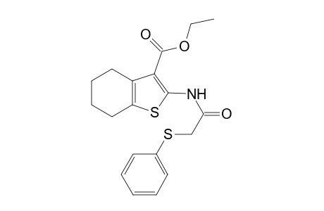 Ethyl 2-([(phenylsulfanyl)acetyl]amino)-4,5,6,7-tetrahydro-1-benzothiophene-3-carboxylate