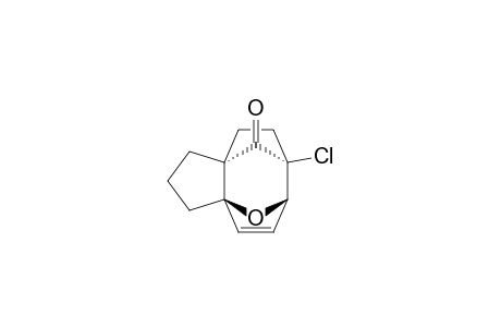 (+-)-(3a.alpha.,6.alpha.,7.beta.,9a.beta.)-2,3,6,7,8,9-Hexahydroo-7-chloro-3a,6-epoxy-7,9a-methano-1H-cyclopentacycloocten-10-one