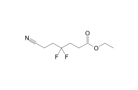 6-cyano-4,4-difluoro-hexanoic acid ethyl ester