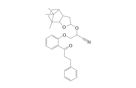(2S*)-2-[Octahydro-7',8',8'-trimethyl-4',7'-methano-2'-benzofuranyl)oxy]-3-[2"-(3"'-phenylpropionyl)phenoxy]-propionitrile