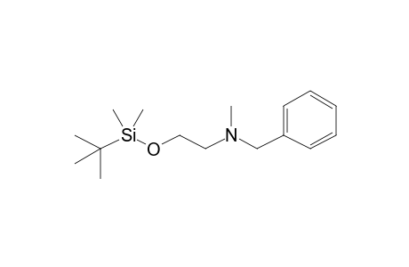 2-[Benzyl(methyl)amino]ethanol, o-(tert-butyldimethylsilyl)-