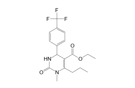 1-Methyl-2-oxo-6-propyl-4-(4-trifluoromethyl-phenyl)-1,2,3,4-tetrahydro-pyrimidine-5-carboxylic acid ethyl ester