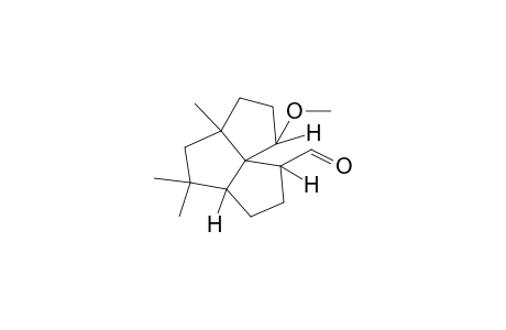 2.beta.-Formyl-11.alpha.-methoxy-6,6,8.beta.-trimethyl-5.alpha.-tricyclo(6.3.0.0(1,5))undecane