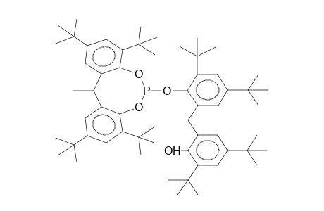 2,4,8,10-Tetra-tert-butyl-6-[2',4'-di-tert-butyl-6'-(2-hydroxy-3,5-di-tert-butylphenylmethyl)phenoxy]-12H-dibenzo[D,G][1,3,2]dioxaphosphocin