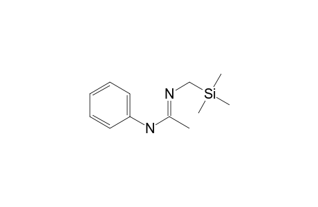 N-phenyl-N'-(trimethylsilylmethyl)acetamidine