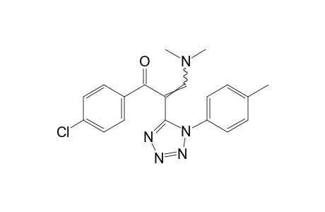 4'-chloro-3-(dimethylamino)-2-(1-p-tolyl-1H-tetrazol-5-yl)acrylophenone