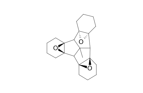 (4a.alpha.,4c.alpha.,8a.alpha.,8c.beta.,12a.beta.,12c.alpha.)-4a,12c:4c,8a:8c,12a-Triepoxy-1,2,3,4,4b,5,6,7,8,8b,9,10,11,12,12b,12d-hexadecahydro-12d-methyldibenzo[2,3:4,5]pentaleno[1,6-a,b]indene