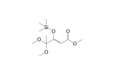 (Z)-4,4-dimethoxy-3-trimethylsilyloxy-2-pentenoic acid methyl ester