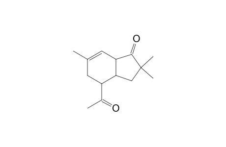 1H-Inden-1-one, 4-acetyl-2,3,3a,4,5,7a-hexahydro-2,2,6-trimethyl-