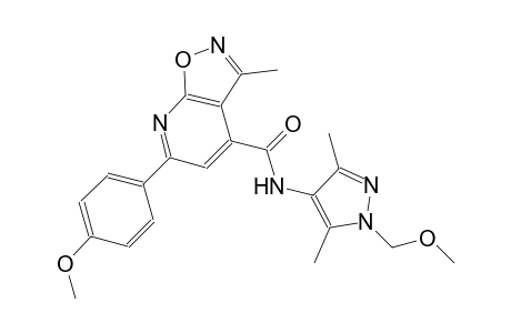 isoxazolo[5,4-b]pyridine-4-carboxamide, N-[1-(methoxymethyl)-3,5-dimethyl-1H-pyrazol-4-yl]-6-(4-methoxyphenyl)-3-methyl-