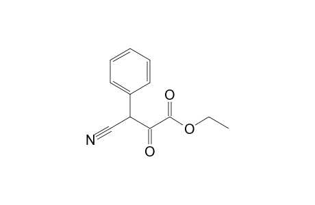 3-cyano-3-phenylpyruvic acid, ethyl ester