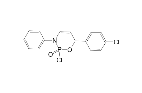 2-Chloro-6-(4-chlorophenyl)-3-phenyl-3,6-dihydro-2H-1,3,2-oxazaphosphinine 2-oxide