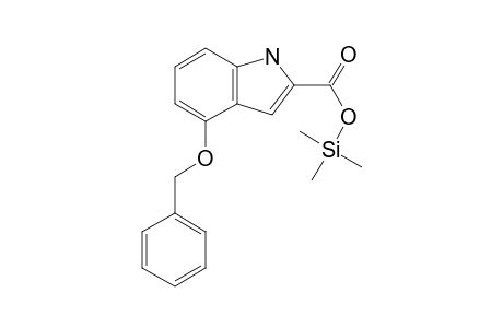 4-(Benzyloxy)-1H-indole-2-carboxylic acid, tms derivative