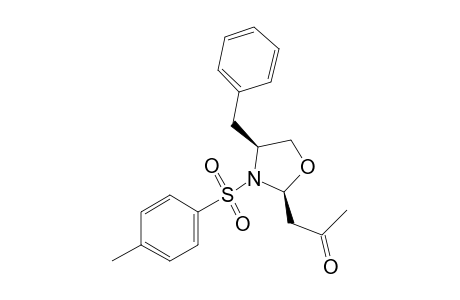 1-[(2S,4S)-4-Benzyl-3-tosyloxazolidin-2-yl]propan-2-one