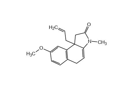 9B-Allyl-8-methoxy-3-methyl-5,9B-dihydrobenz[E]indolin-2-one