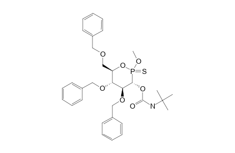 (2S,3S,4S,5S,6R)-4,5-BIS-(BENZYLOXY)-6-[(BENZYLOXY)-METHYL]-2-METHOXY-2-SULFIDO-1,2-OXAPHOSPHINAN-3-YL-TERT.-BUTYLCARBAMATE