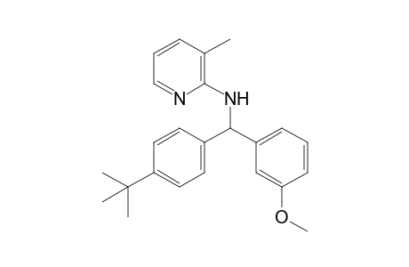 N-[{4-(tert-Butyl)phenyl}(3-methoxyphenyl)methyl]-3-methylpyridin-2-amine