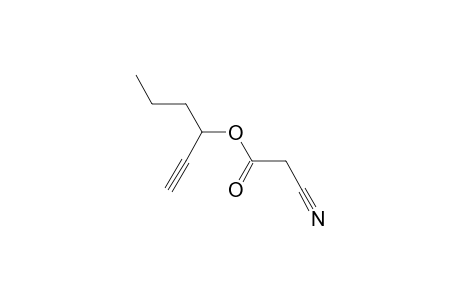 1-hexyn-3-ol, cyanoacetate