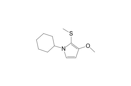 1-Cyclohexyl-3-methoxy-2-methylsulfanylpyrrole