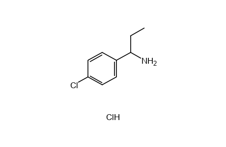 p-chloro-α-ethylbenzylamine, hydrochlroide