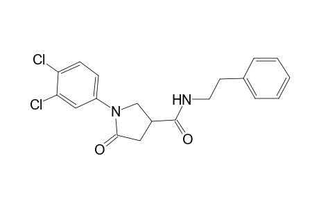 1-(3,4-dichlorophenyl)-5-keto-N-phenethyl-pyrrolidine-3-carboxamide