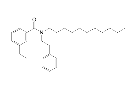 Benzamide, 3-ethyl-N-(2-phenylethyl)-N-undecyl-