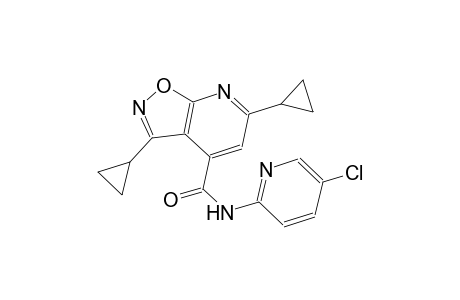 isoxazolo[5,4-b]pyridine-4-carboxamide, N-(5-chloro-2-pyridinyl)-3,6-dicyclopropyl-