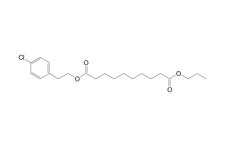 Sebacic acid, 4-chlorophenethyl propyl ester