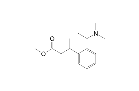 Methyl 3-[2-(1-Dimethylaminoethyl)phenyl]butanoate