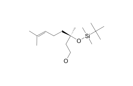 3-[(TERT.-BUTYL)-DIMETHYLSILYLOXY]-3,7-DIMETHYL-6-OCTEN-1-OL