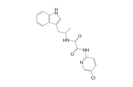 ethanediamide, N~1~-(5-chloro-2-pyridinyl)-N~2~-[2-(1H-indol-3-yl)-1-methylethyl]-