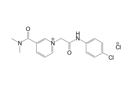 1-{[(p-chlorophenyl)carbamoyl]methyl}-3-(dimethylcarbamoyl)pyridinium chloride