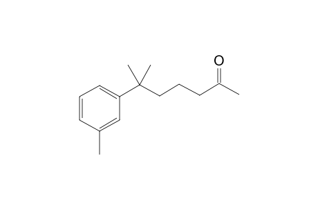Heptan-2-one <6-methyl-6-m-tolyl->