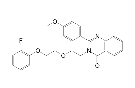 3-{2-[2-(2-fluorophenoxy)ethoxy]ethyl}-2-(4-methoxyphenyl)-4(3H)-quinazolinone