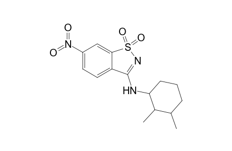 1,1-Dioxo-3-(2,3-dimethylcyclohexylamino)-6-nitro-1,2-benzothiazole