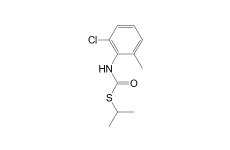 2-chloro-6-methylthiocarbanilic acid, S-isopropyl ester