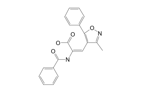 (E/Z)-2-(Benzoylamino)-3-(3-methyl-5-phenylisoxzol-4-yl)propenoic acid