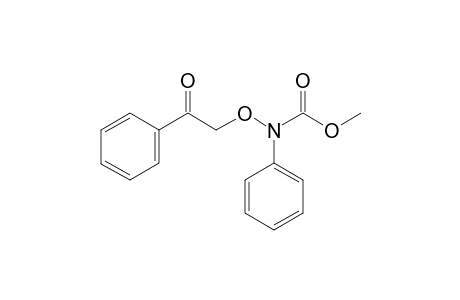 Methyl N-(2-oxo-2-phenylethoxy)-N-phenylcarbamate