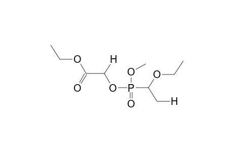 O-ETHOXYCARBONYLMETHYL-O-METHYL-1-ETHOXYETHYLPHOSPHONATE