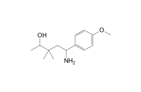 5-Amino-5-(4-methoxyphenyl)-3,3-dimethylpentan-2-ol