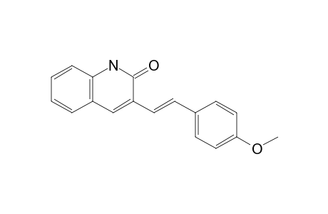 (E)-3-(4-Methoxystyryl)quinolin-2(1H)-one