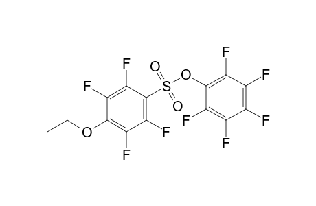 Pentafluorophenyl p-ethoxytetrafluorobenzenesulphonate